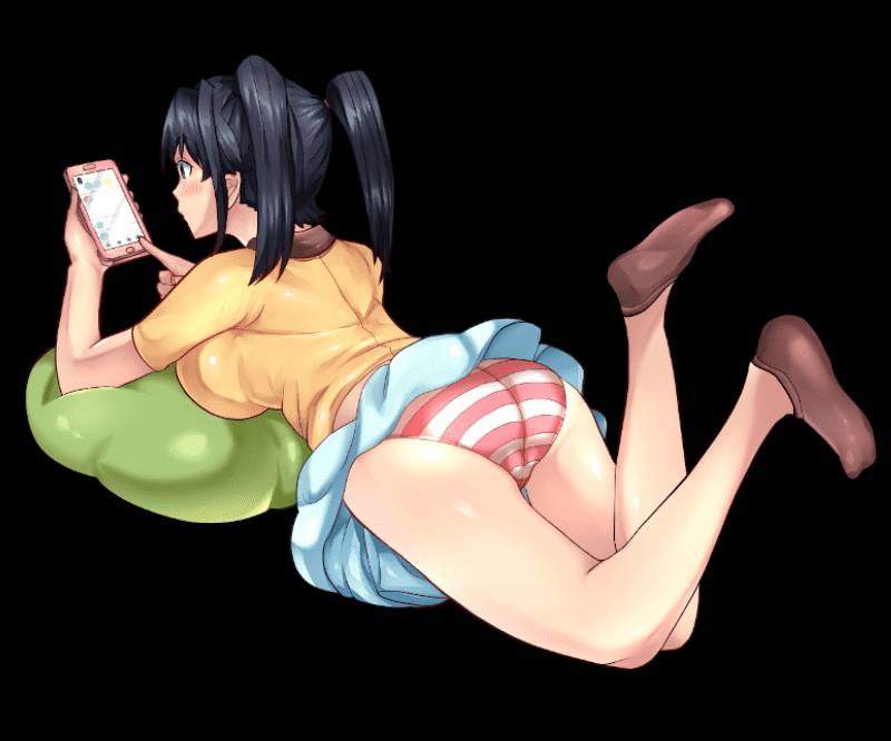 7_寝転びスマホをしていてパンチラ.png